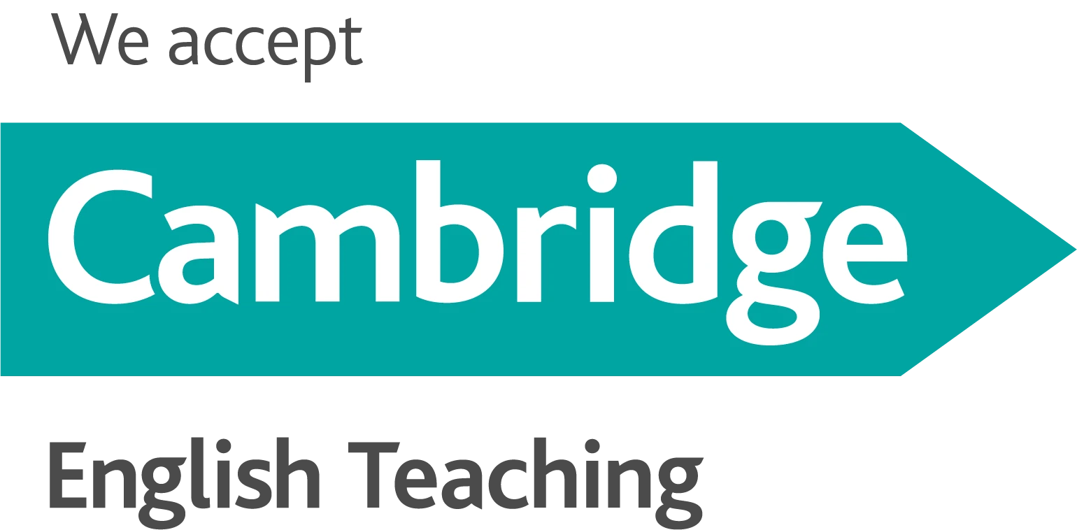 We accept Cambridge English Teaching